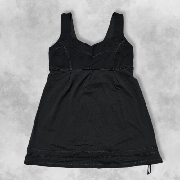 lululemon athletica Tops - Lululemon Athletica Active Tank Top Racerback Form-Fitting Breathable Black W 6